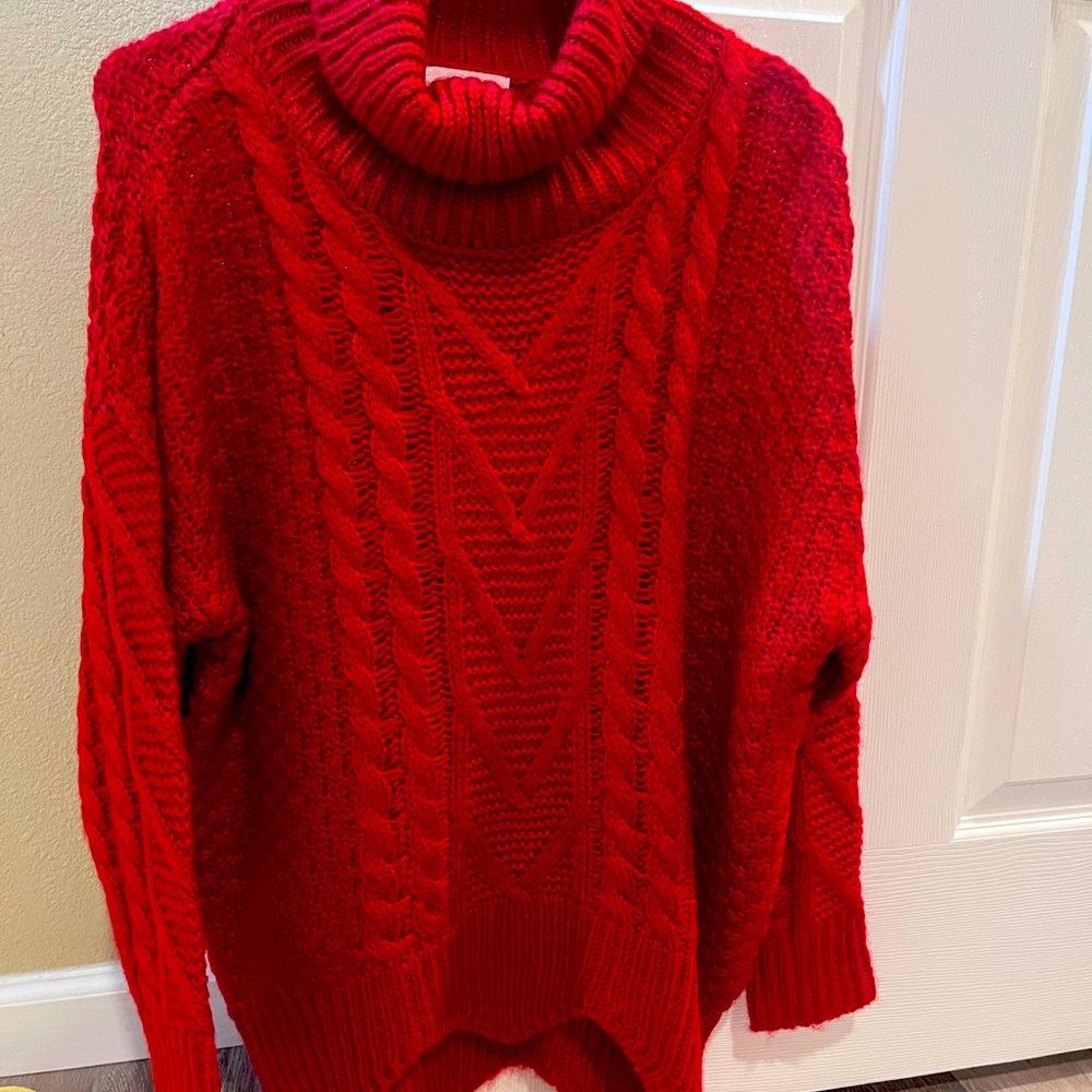 Red Sweater like new only wore once
